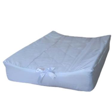 Imagem de Trocador Cômoda Fraldas Anatômico Para Bebê - LuckBaby, Branco