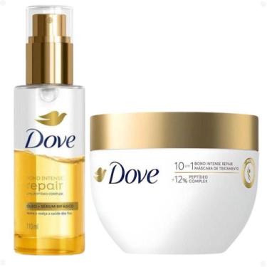 Imagem de Kit Máscara + Óleo Dove Bond Intense Repair 