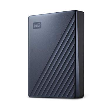 Imagem de WD Disco rígido externo portátil My Passport Ultra de 6 TB, software de backup com defesa contra ransomware e proteção por senha, USB-C e USB 3.1 - WDBEJA0060BBL-WESN