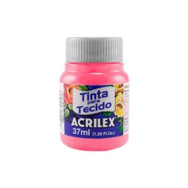 Imagem de Tinta para Tecido Fosca 37ml ACRILEX, Rosa Chá