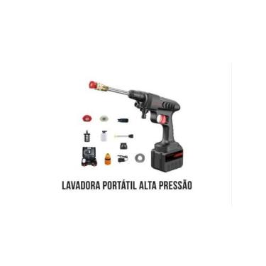 Imagem de Esguicho D'agua Lavadora Carros Alta Pressão Bateria Portátil Vap Mult