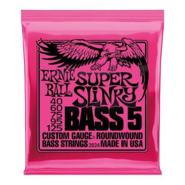 Imagem de Encordoamento corda ernie ball baixo 5 cordas 040-125 2824