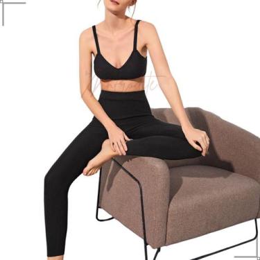 Imagem de Calça Legging Montaria Feminina Termica Meia Calça P/ Frio - Prime Lin