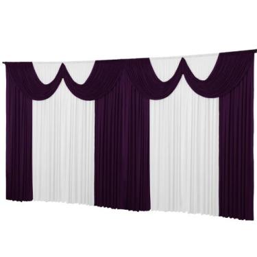 Imagem de Cortina Para Igreja 6 Metros Tecido Poliéster Premium Decora - Dennis 