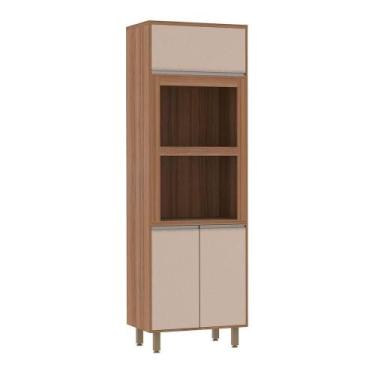 Imagem de Paneleiro 70cm Duplo Nicho 2pt 1 Porta Basculante 1 Prat - LUCIANE MÓV