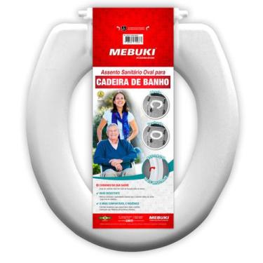 Imagem de Assento Sanitário para Cadeira de Banho Fechado - MEBUKI
