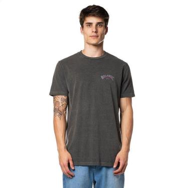 Imagem de Camiseta Billabong Manga Curta Stacked Arch Masculina-Masculino