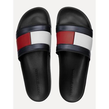 Imagem de Chinelo Tommy Hilfiger Slide Marco 9DD Essential Flag Pool Preto-Masculino