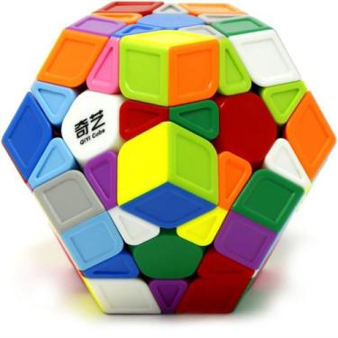 Imagem de Cubo Mágico 3x3 Profissional Megaminx Stickerless QiHeng QiYi Original