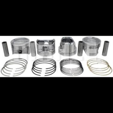 Imagem de Kit 4 Pistão com anel Renault Kangoo 2002 a 2014 Metal Leve