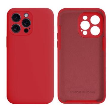 Imagem de Capinha Compativel com iPhones 15 Pro Max Silicone Proteção de Câmera 
