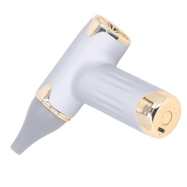 Imagem de Soprador de Poeira, Secador de Cabelo Vento de 4 Estágios Fácil de Transportar 60W para Gatos Cães para Casa para Acampar (Prata)