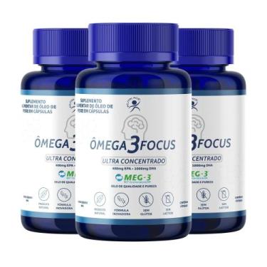 Imagem de Ômega 3 Ultra Concentrado 1000 Dha 400 Epa 180 Cap 3 Frascos - NUTRIAG