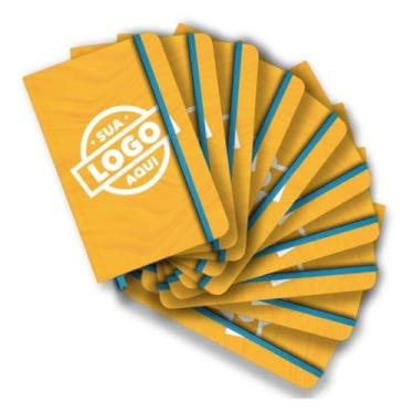 Imagem de 13 Caderno Sketchbook Personalizado Capa Dura Tipo Moleskine