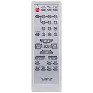 Imagem de PERFASCIN Controle remoto de substituição EUR7711020 adequado para sistema estéreo de CD Panasonic SC-PM18 SC-PM16 SA-PM18 SA-PM16 SB-PM18 SB-PM18
