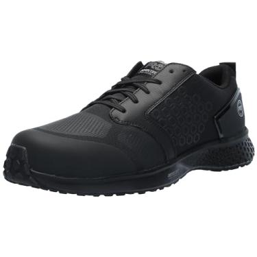 Imagem de Timberland PRO Tênis masculino Reaxion Composite Safety Toe Industrial Athletic Work, Preto/Cinza-2024 Novo, 11 Wide
