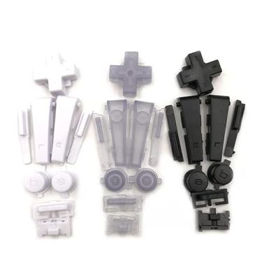 Imagem de A B L R Botões Teclados D-Pad Botões para GameBoy MICRO Botões Substituição de Moldura (Branco)