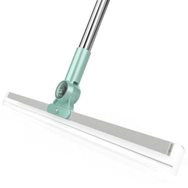 Imagem de FytStycale Rodo de Chão, Escova de Esfregar Chão, Giratório de 180°, Esfregão Prático, Purificador de Chuveiro, Vassoura de Silicone Doméstica para Remover Deck