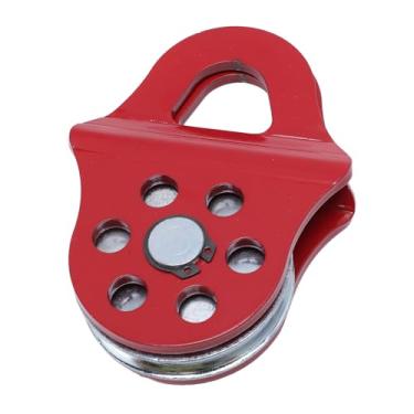 Imagem de Bloco de Travamento de Guincho TOPINCN, Bloco de Polia de Liga de Aço de Alta Capacidade de Carga Com Design de Braçadeira Preciso para Corda Sintética ou Cabo de Aço, Bloco de