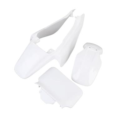 Imagem de Kit de Carenagem de Para-lama de Plástico, Branco Puro, Placa de Número, Painel Corporal, Kit de Trabalho para Mini Pit Monkey Z50r Baja