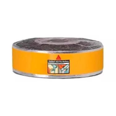 Imagem de Fita Alumínio Rolo 5cm c/10metros Espessura 0.60mm Sika