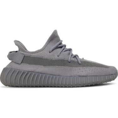 Imagem de Adidas Sapatos masculinos casuais modernos, cinza aço, tamanho 34