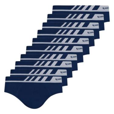 Imagem de Kit 10 Cuecas Masculina Slip Lupo Microfibra Adulto Sem Costura Origin