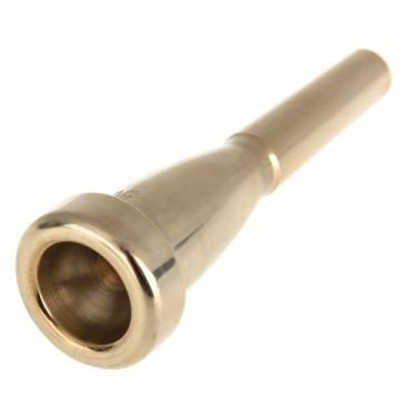Imagem de RuiJOTWAT Bocal de trompete 3C para acessórios de instrumento de sopro dourado