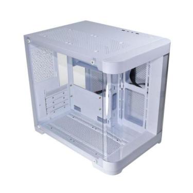 Imagem de Gabinete Gamer K-mex Aquario Cg-w1ag Curva Branco Micro Atx Sem Fan