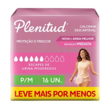 Imagem de Calcinha Descartável Pós Parto com 16 Plenitud Femme Active Plus, P/M 