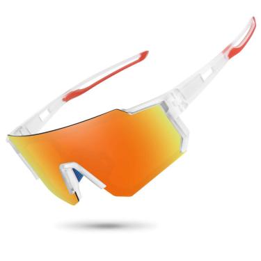 Imagem de Óculos de sol esportivos STORYCOAST Polarized UV400 Clear Frame