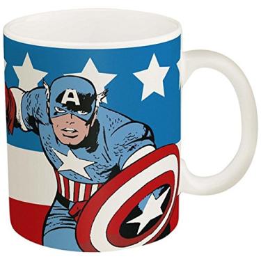Imagem de Zak Designs Marvel Comics Captain America Coffee Cup, 11 oz