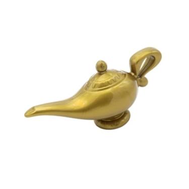 Imagem de Generic Ornamento de lâmpada genie brinquedo leve, suprimentos para festas de decoração, adereços de fotos centrais, decoração de mesa para sala de estar, Cor Cobre
