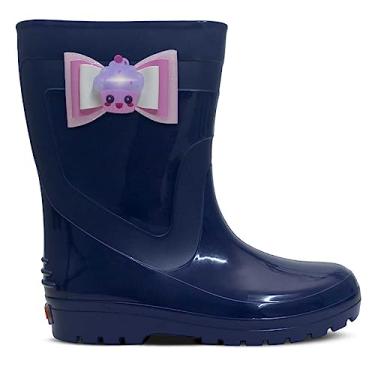 Imagem de Galocha Infantil Menina Nº 25 Ao 34 Bota Feminina Cupcake 09.22 (Marinho, BR, Criança de 9 a 12 anos, Numérico, 34)