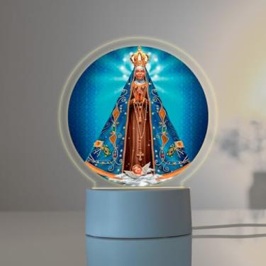 Imagem de Luminária colorida Led UV - Nossa Senhora Aparecida