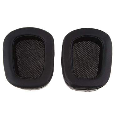 Imagem de balikha Almofadas de Ouvido Premium, Peça de Reposição para Logitech G633 G933, Pretas