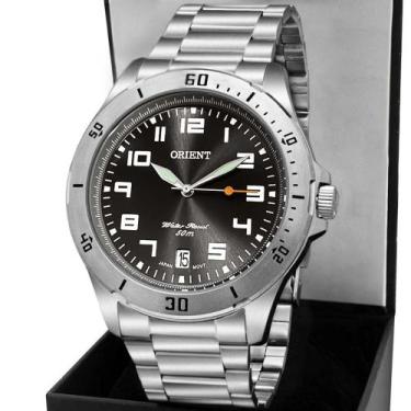 Imagem de Relógio Masculino Orient Prata à Prova D'água 50 Metros MBSS1155A G2SX