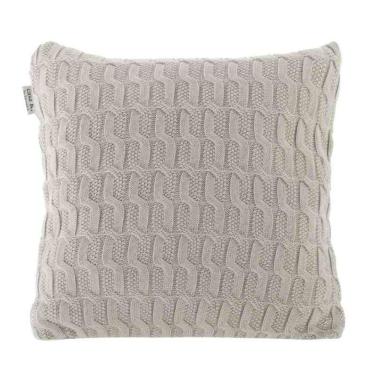 Imagem de Almofada Tricô Melville 45x45 Nuvem Kacyumara
