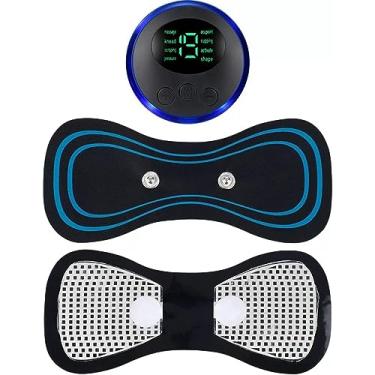 Imagem de Massageador Elétrico Recarregável USB p/Dor Muscular Pescoço Costas Pernas Fisioterapia