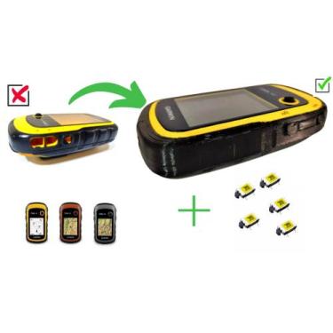 Imagem de Borda Borracha Botão Gps -conserto Linha Etrex - offoutdoor