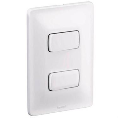 Imagem de Interruptor Simples + Interruptor Paralelo 10A 250V 4x2 Zeffia - 68010