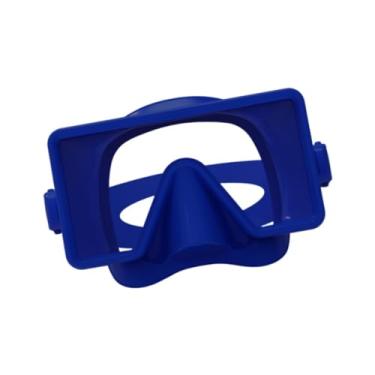 Imagem de Colaxi Óculos de natação Máscara de mergulho Máscara de mergulho Tira de silicone Óculos à prova de vazamento para adultos livre Esportes aquáticos ao ar , Azul