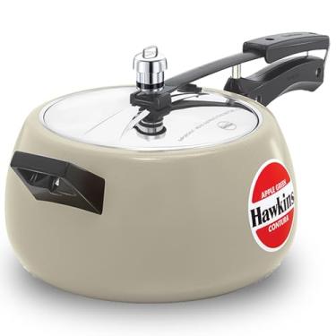 Imagem de Panela de Pressão Contura Revestida de Cerâmica Hawkins, Apple Green, 5 L, 1