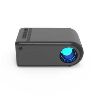 Imagem de Mini projetor para projetores portáteis ao ar livre, a tela do smartphone pode ser espelhada no projetor através de um cabo de dados, projetor de filmes compatível com HDMI, USB, tipo C, laptop, TV