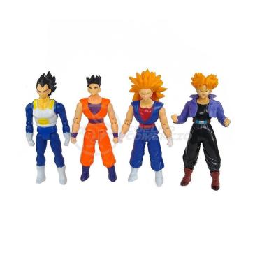 Imagem de Kit 4 Bonecos Dragon Ball Super 15Cm