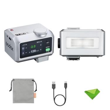 Imagem de GODOX IT30PRO C IT30PRO-C TTL Flash para câmera Canon, GN15 1.5S Time de reciclagem, 1/8000 HSS, 2,4G sem fio, bateria de lítio embutida, 2,8 ″ de tela sensível ao toque de cor cheia (prata)