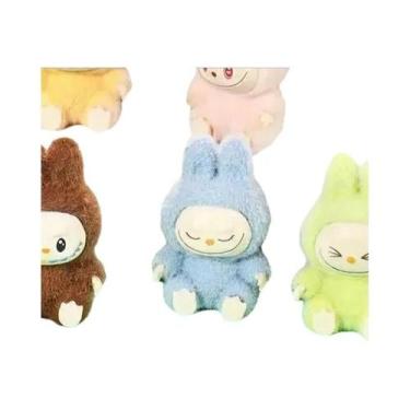 Imagem de Mini Pelúcia Labubu Sentado 43cm Enfeite De Mesa DIY Criativo Desenho 