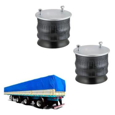 Imagem de Kit Bolsa Ar Suspensao Eixo Tas Sem Base - Suspentech