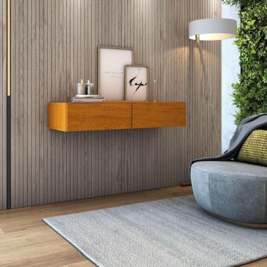 Imagem de Aparador 90cm Suspenso Moderno Com Corrediças Telescópicas