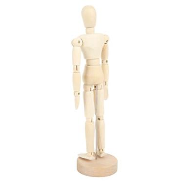 Imagem de Manequim de Madeira Realista para Desenhar Com Articulações Rotativas 8Nin Arte Mannequin Figura Perfeita para Artistas Crianças Decoração Home Art Mannequin para Desenho e Animações
